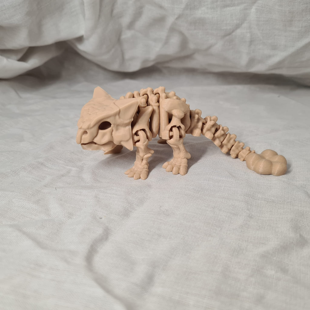 🦖 Ankylosaurus-Skelett Flexi Fidget – ca. 15 cm