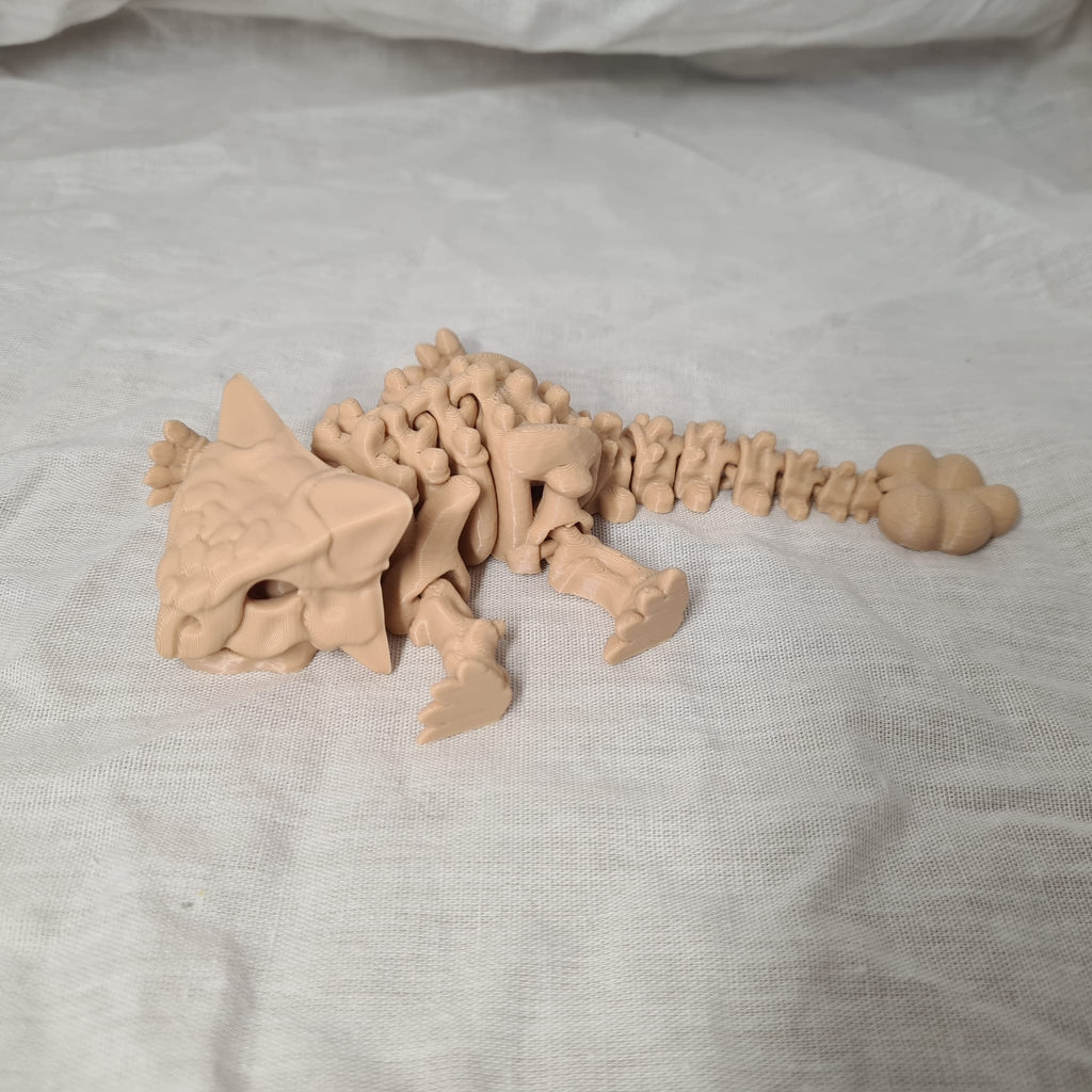 🦖 Ankylosaurus-Skelett Flexi Fidget – ca. 15 cm