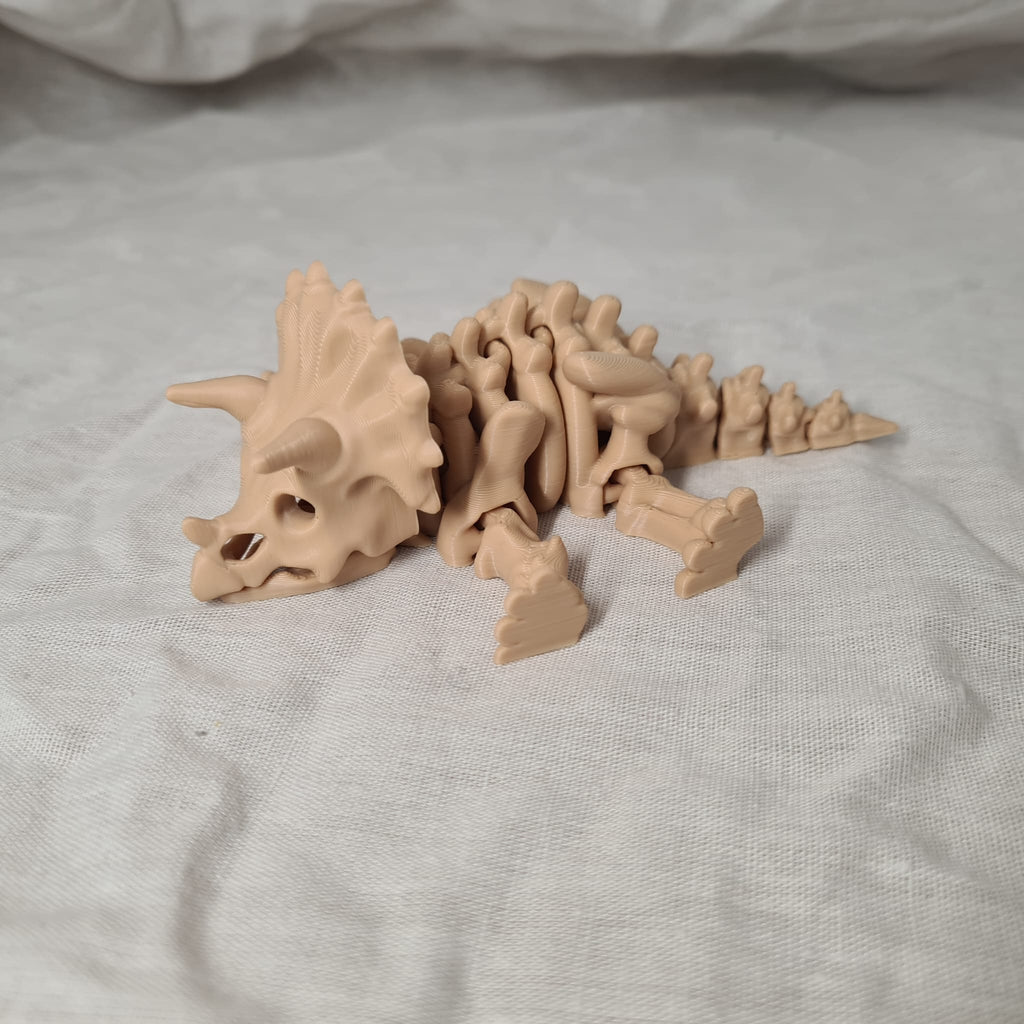 🦖 Triceratops-Skelett Flexi Fidget – ca. 12 cm