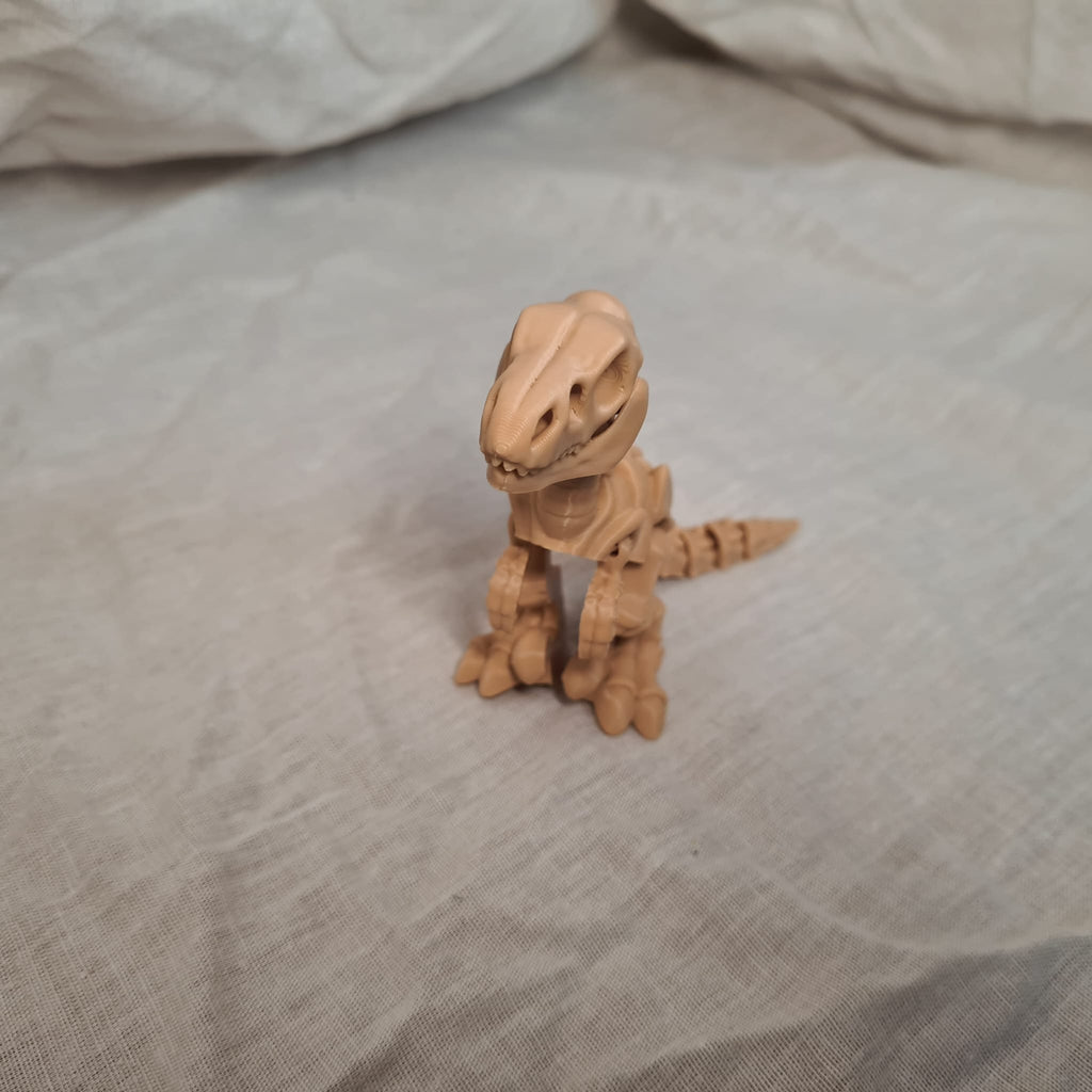 🦖 Velociraptor-Skelett Flexi Fidget – ca. 14 cm